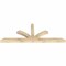 Ekena Millwork Richland Rough Sawn Timber Gable Bracket, Douglas Fir, 84"W x 31"H x 4"D x 4"F, 9/12 Pitch GBW084X31X0404RIC00RDF - alternate 2